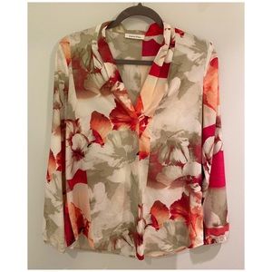Calvin Klein floral top